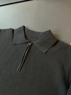 JAQUETA POLO TRICÔ MEIO ZÍPERM