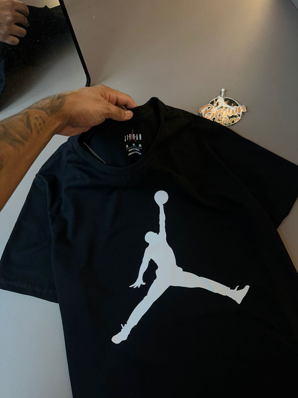 CAMISETA JORDAN JUMPMAN - PRETA