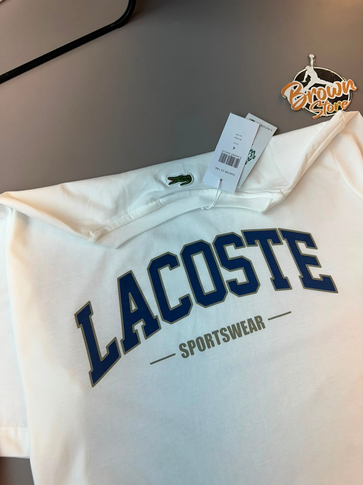 CAMISETA LACOSTE SPORTSWEAR BRANCA