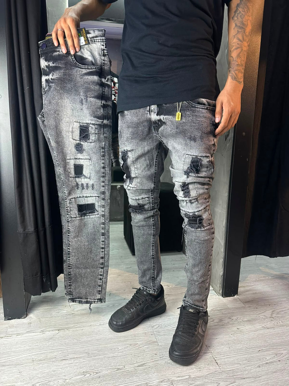 CALÇA JOGADOR CITY - CINZA QUADRADO