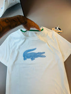 CAMISETA LACOSTE SPORT BIG CROC - BRANCA