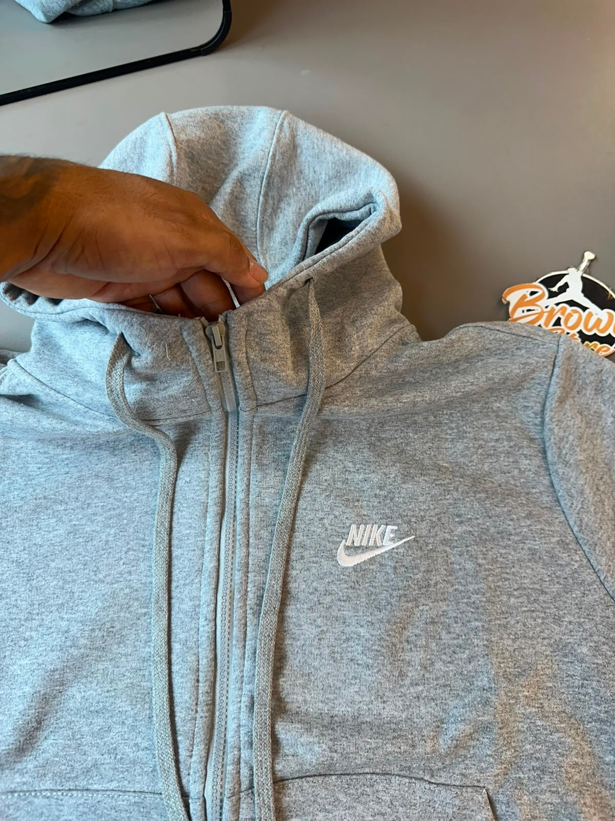 JAQUETA NIKE CLUB MOLETOM