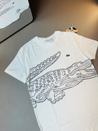 CAMISETA LACOSTE SPORT CROCODILO ULTRA - BRANCA