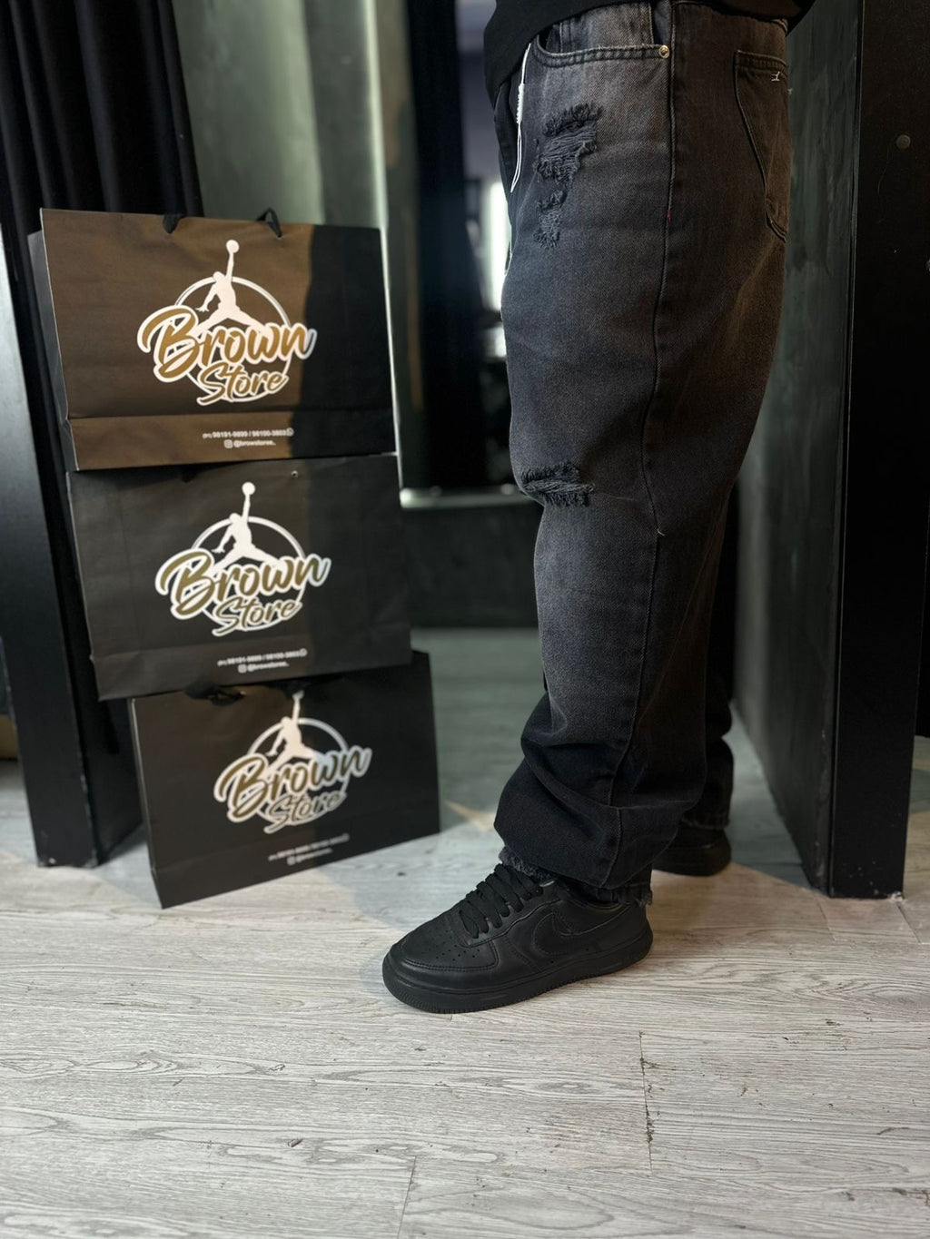 CALÇA OVER BALÃO CREE