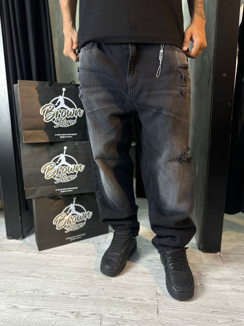 CALÇA OVER BALÃO CREE