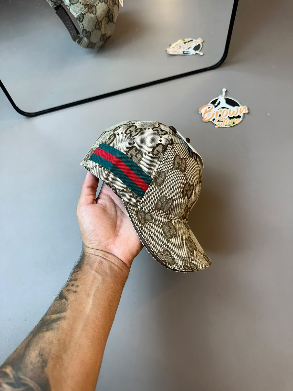 BONÉ GUCCI FAIXA - V