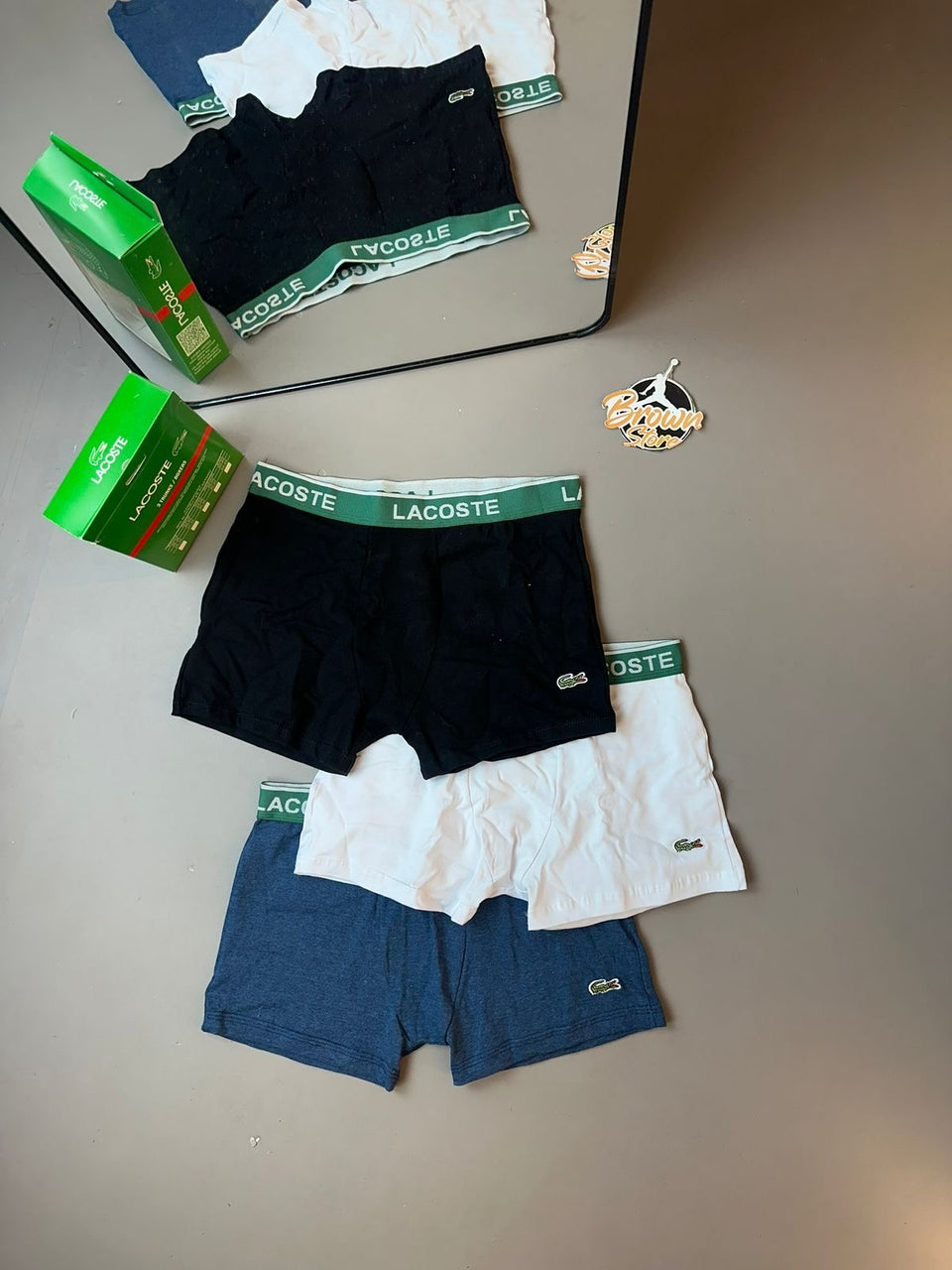 KIT CUECA LACOSTE  PACK 3