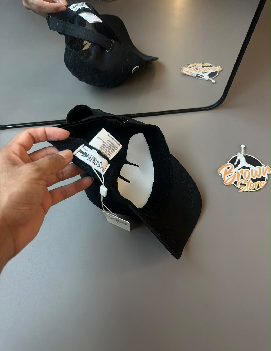BONÉ SPORT LACOSTE 2025 PRETO