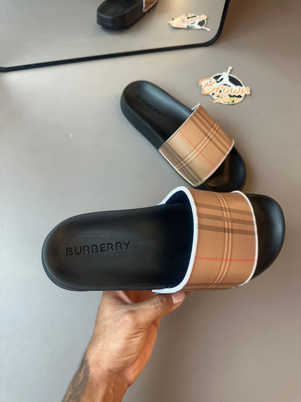CHINELO SLIDE BURBERRY