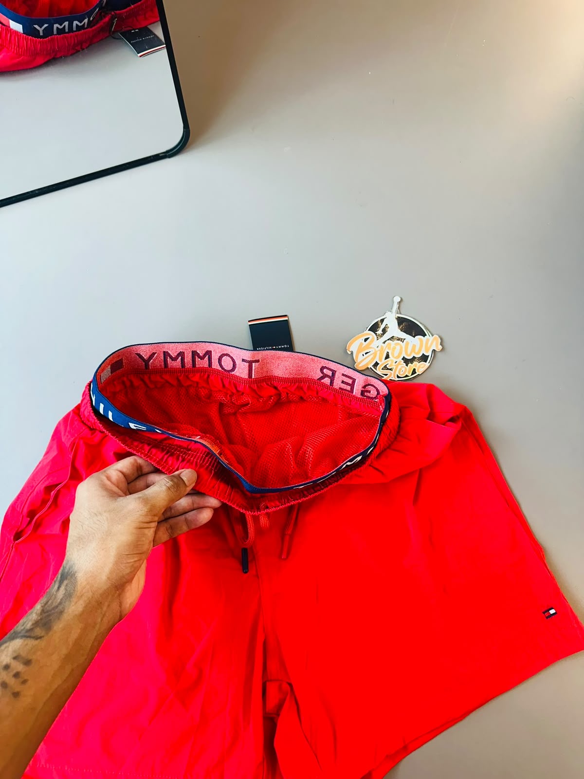 BERMA TOMMY IMPORTADA - VERMELHO