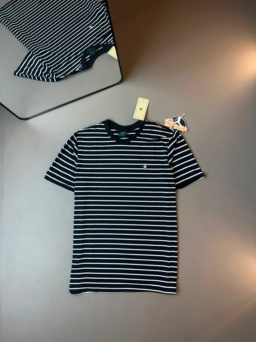 CAMISETA BROOKSFIELD LISTRA PRETA