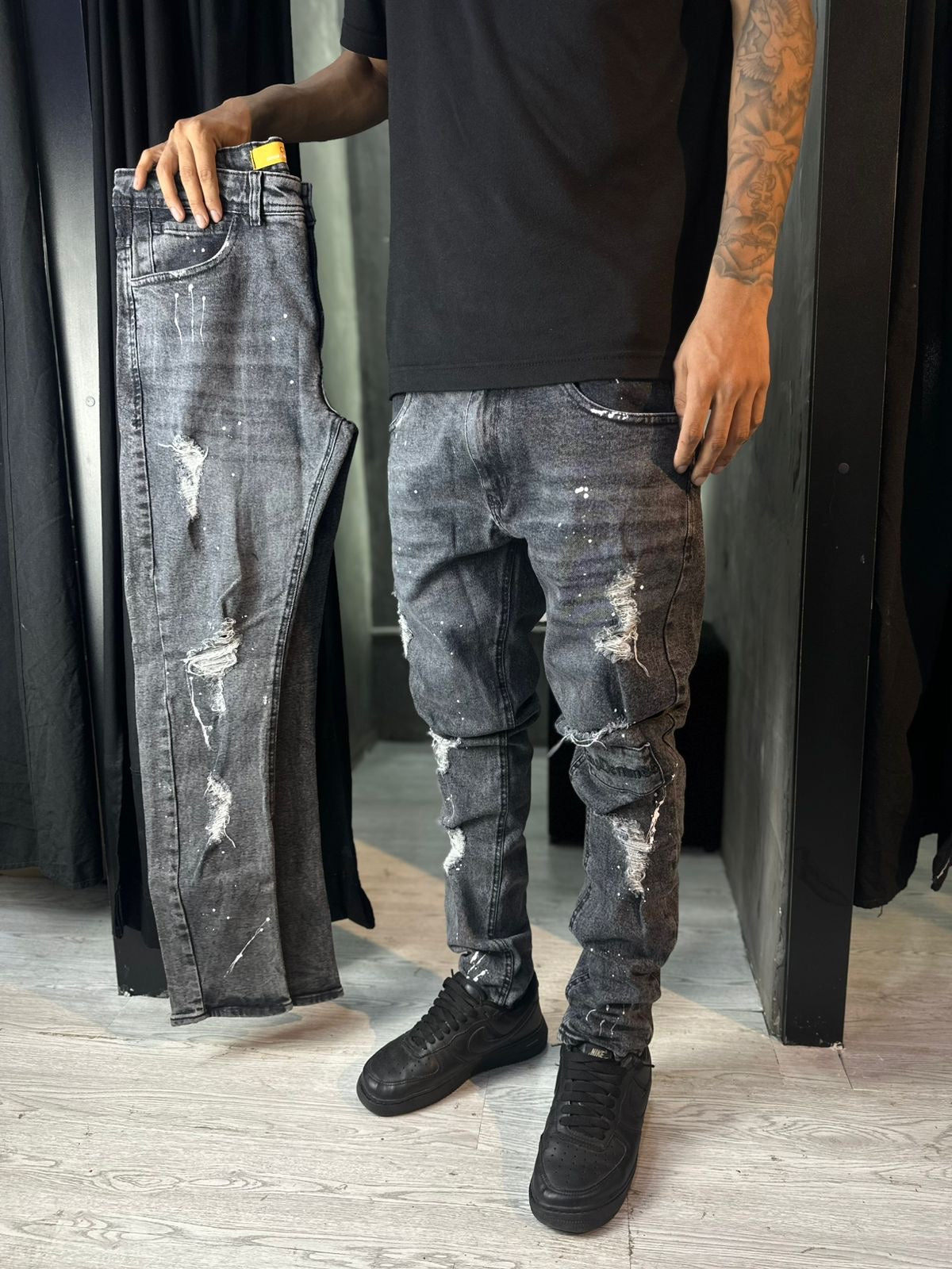 CALÇA JOGADOR CITY DENIM CINZA