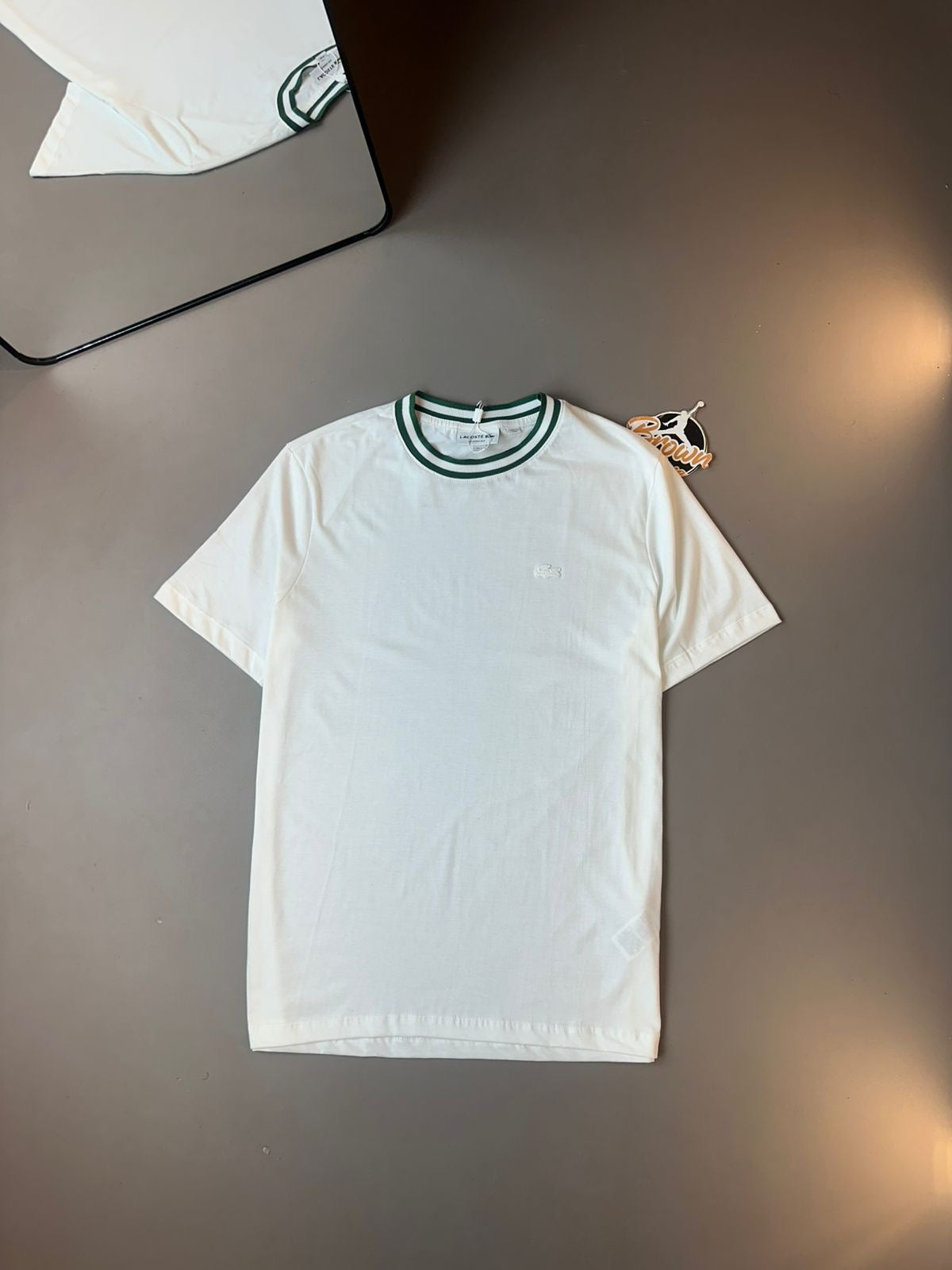 CAMISETA LACOSTE SPORT COLARINHO CANELADO