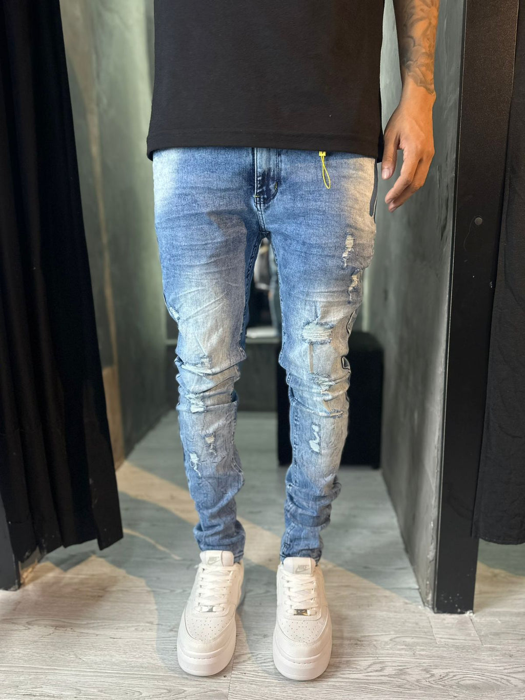 CALÇA JOGADOR JEANS LIPS LISA