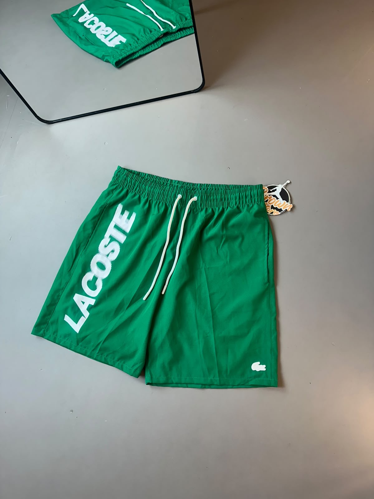BERMA LACOSTE LETREIRO - VERDE