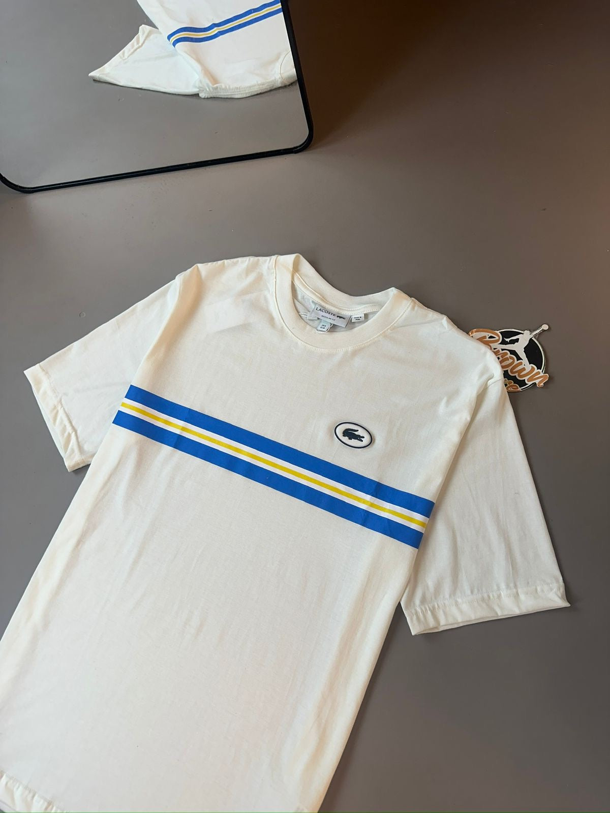 CAMISETA LACOSTE SPORT LISTRADA