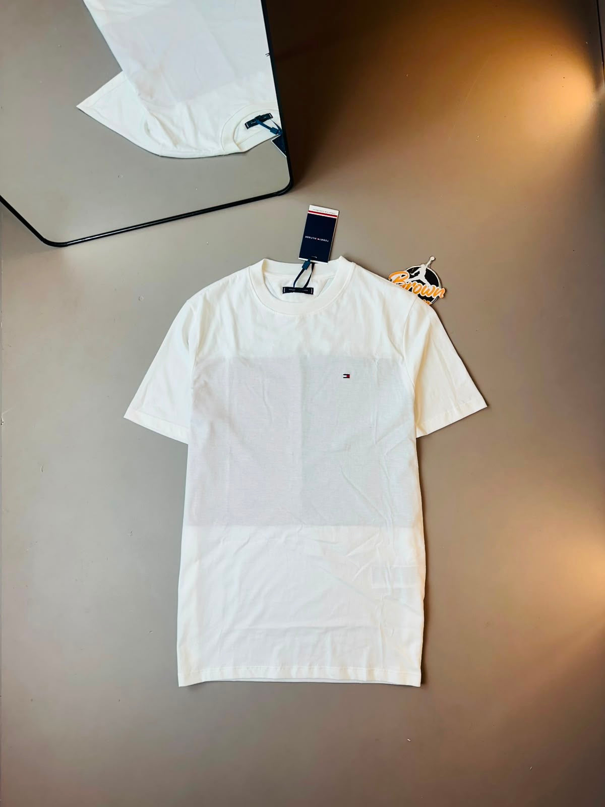 CAMISETA TOMMY HILFIGER DUPLA BRANCA