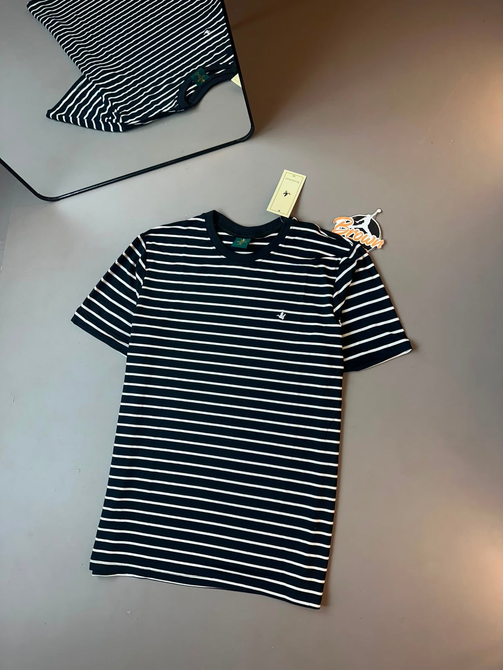 CAMISETA BROOKSFIELD LISTRA PRETA