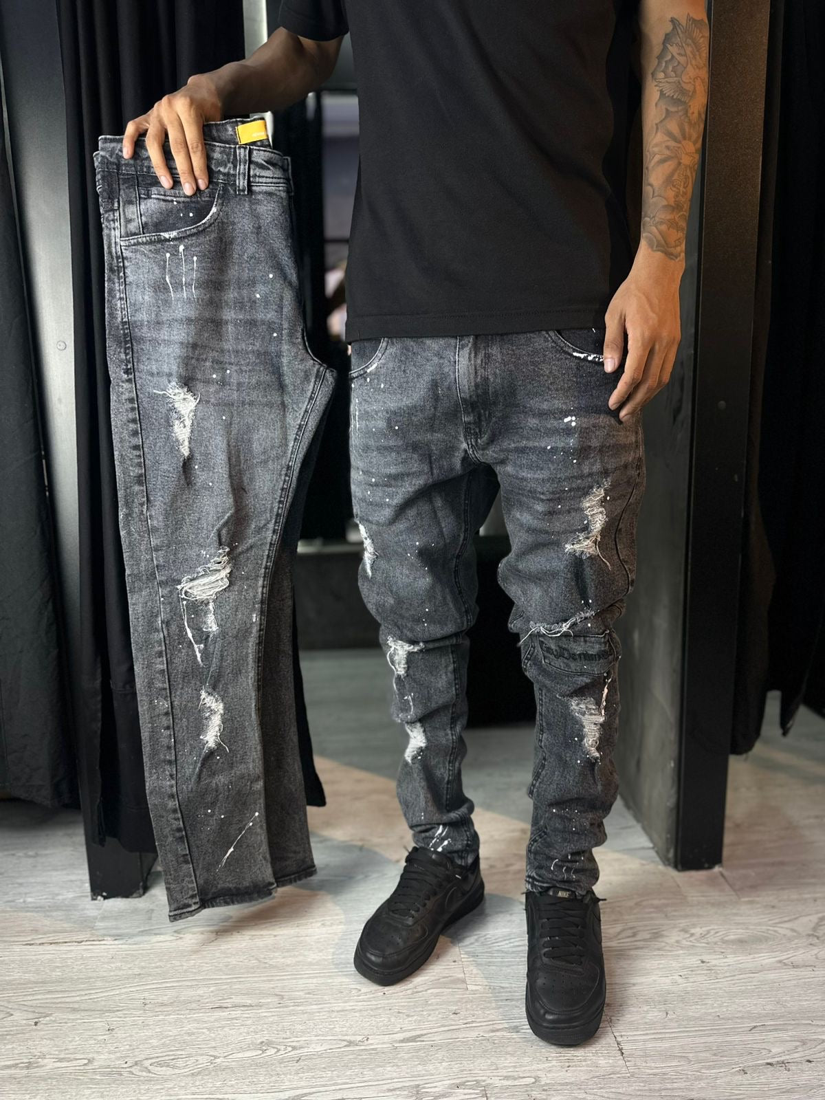CALÇA JOGADOR CITY DENIM CINZA