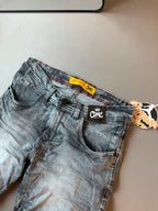 BERMA JOGADOR JEANS - CINZA