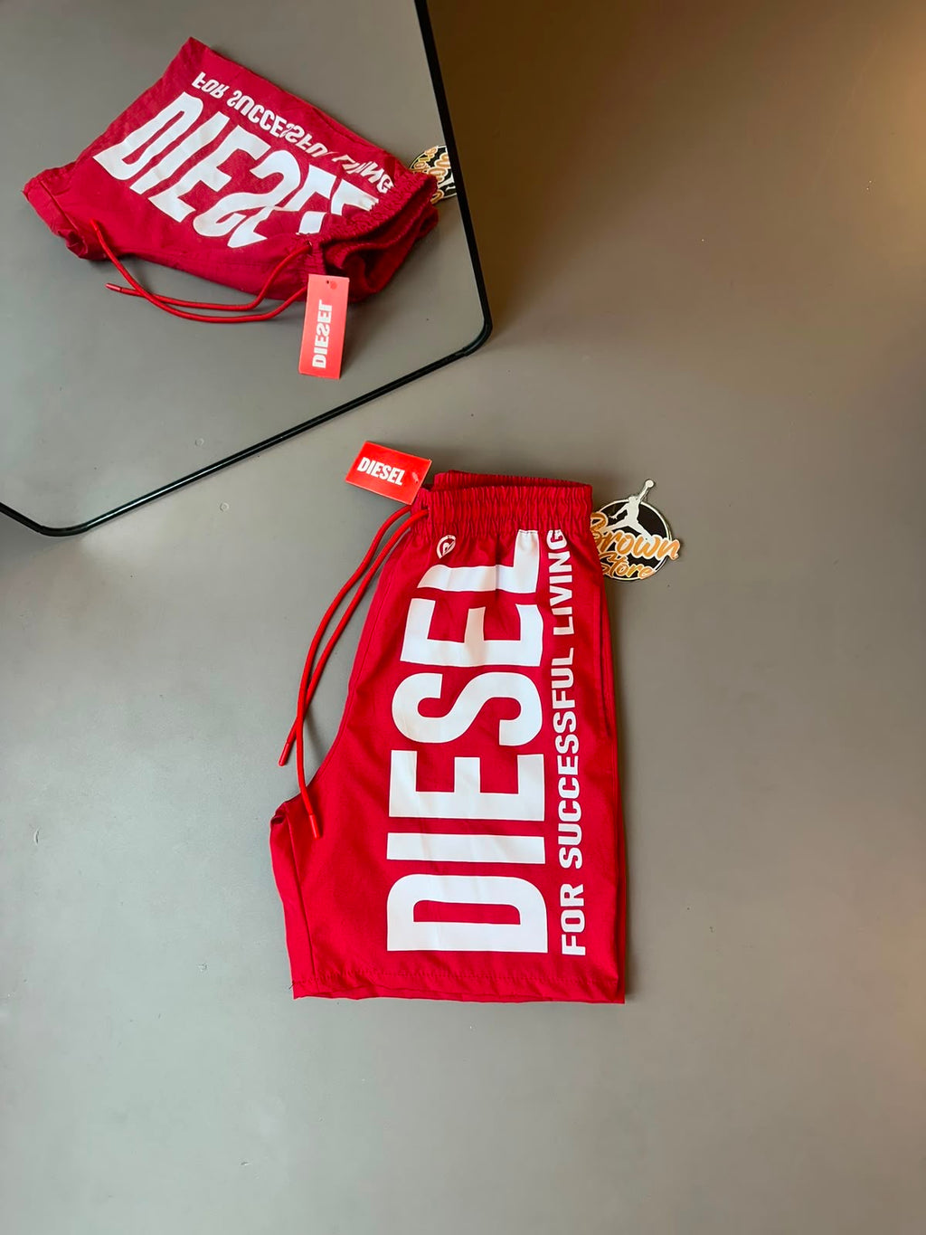 BERMA DIESEL FULL LETREIRO - VERMELHO