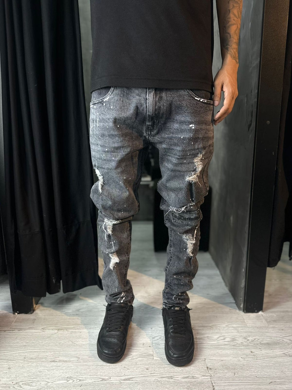 CALÇA JOGADOR CITY DENIM CINZA