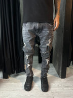 CALÇA JOGADOR CITY DENIM CINZA