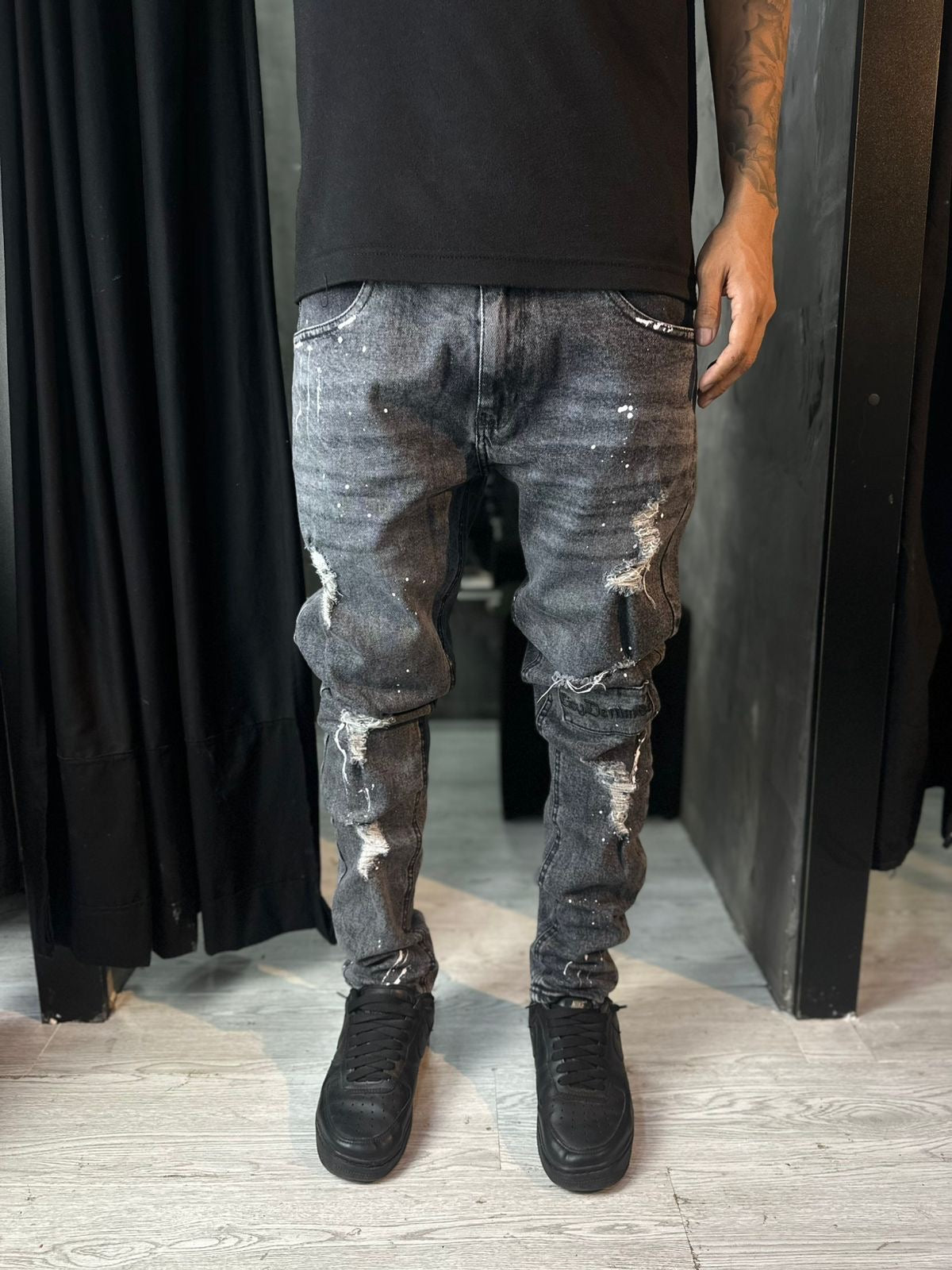 CALÇA JOGADOR CITY DENIM CINZA