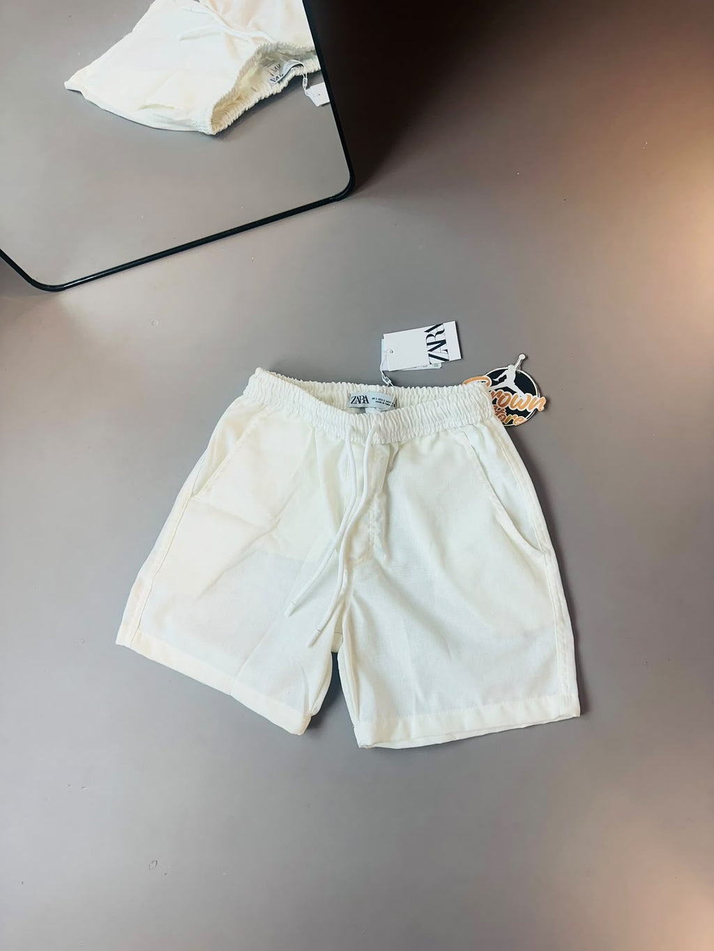 BERMA ZARA LINHO - BRANCO OFF