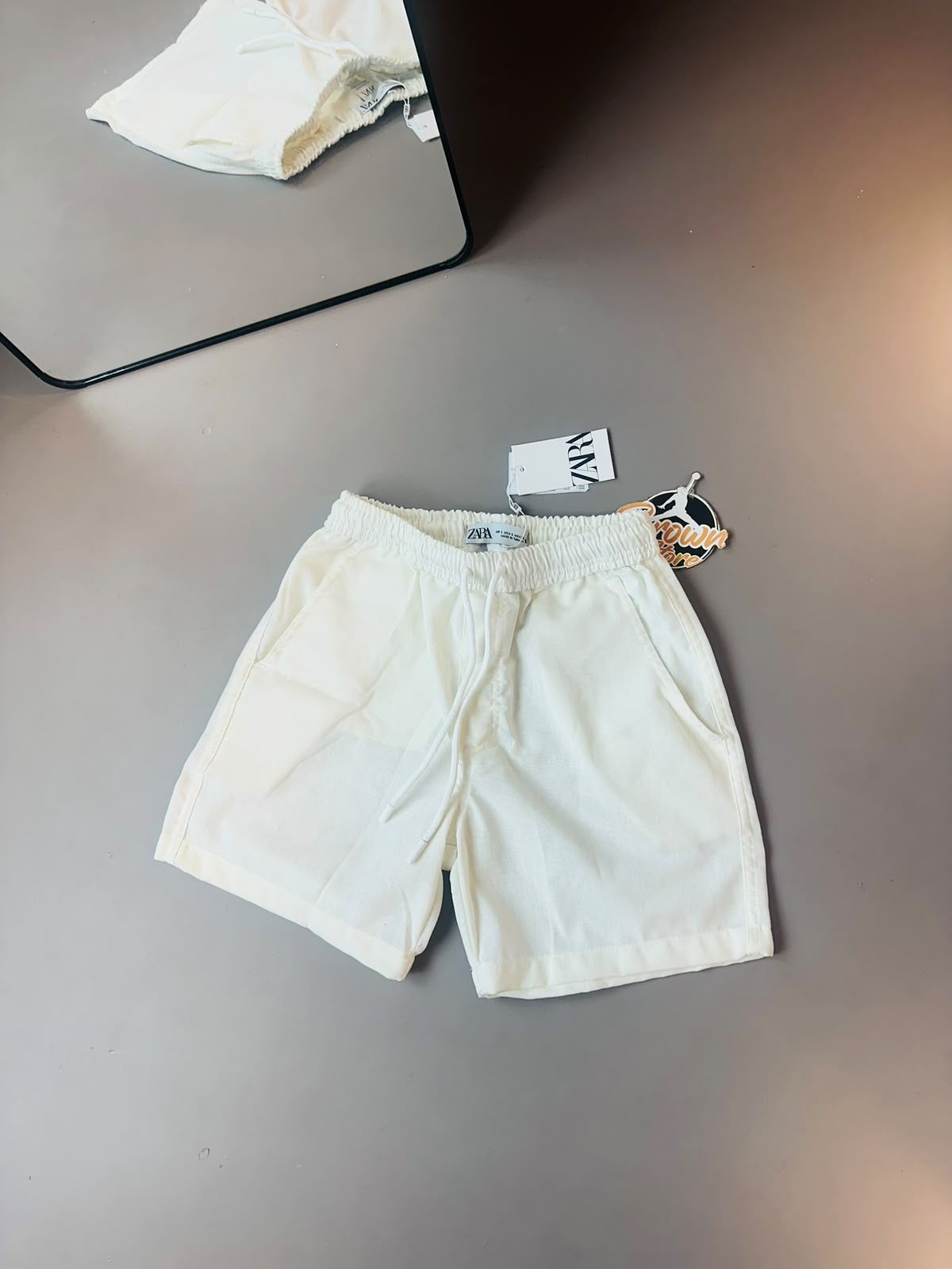 BERMA ZARA LINHO - BRANCO OFF
