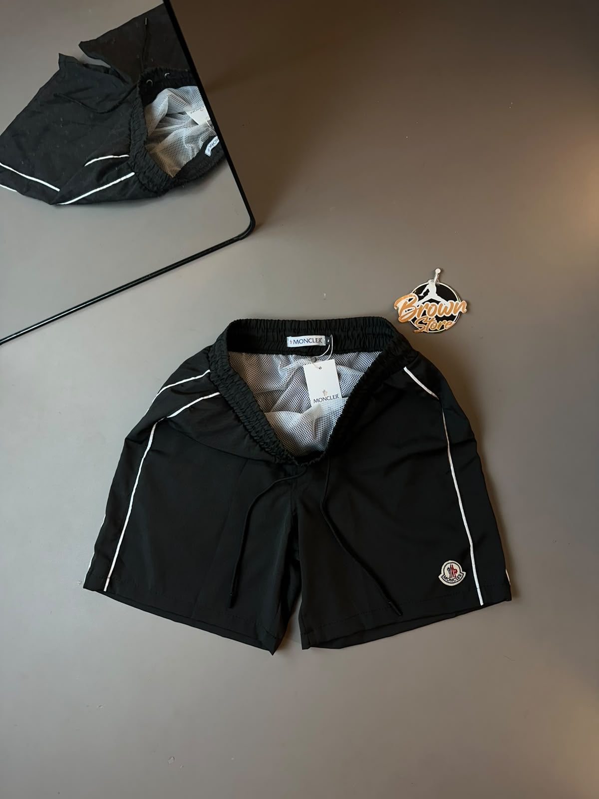 BERMA MONCLER FAIXA - PRETA
