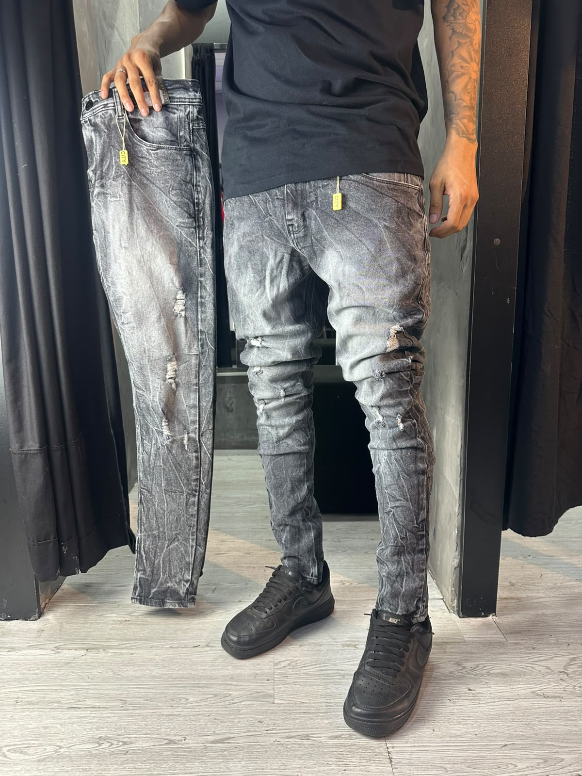 CALÇA JOGADOR CITY - CINZA RASGO