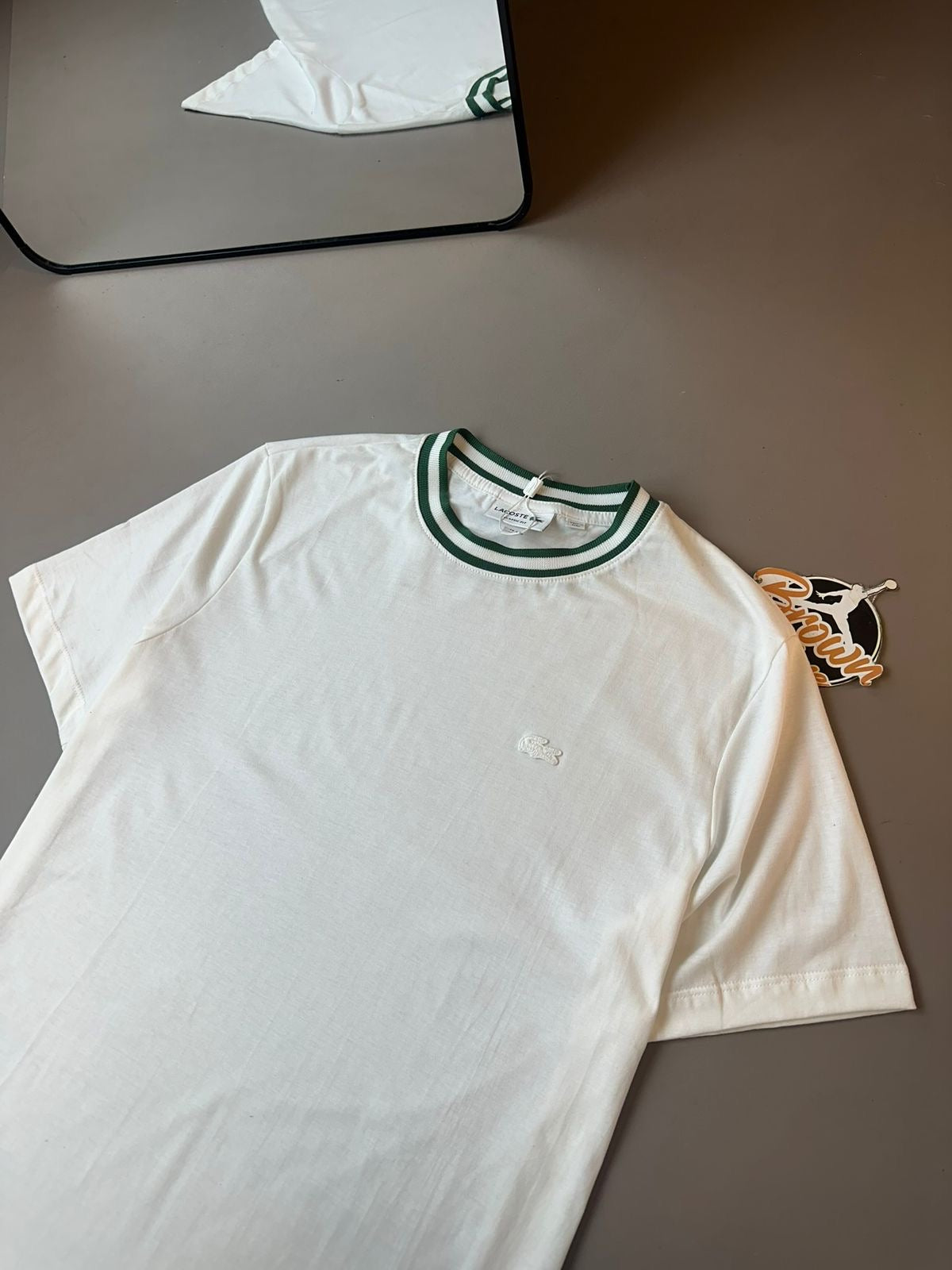CAMISETA LACOSTE SPORT COLARINHO CANELADO