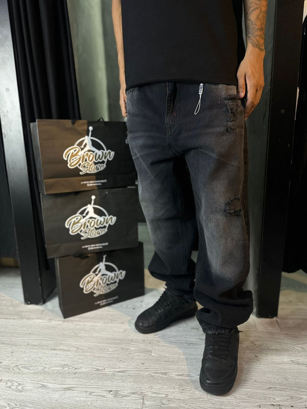 CALÇA OVER BALÃO CREE