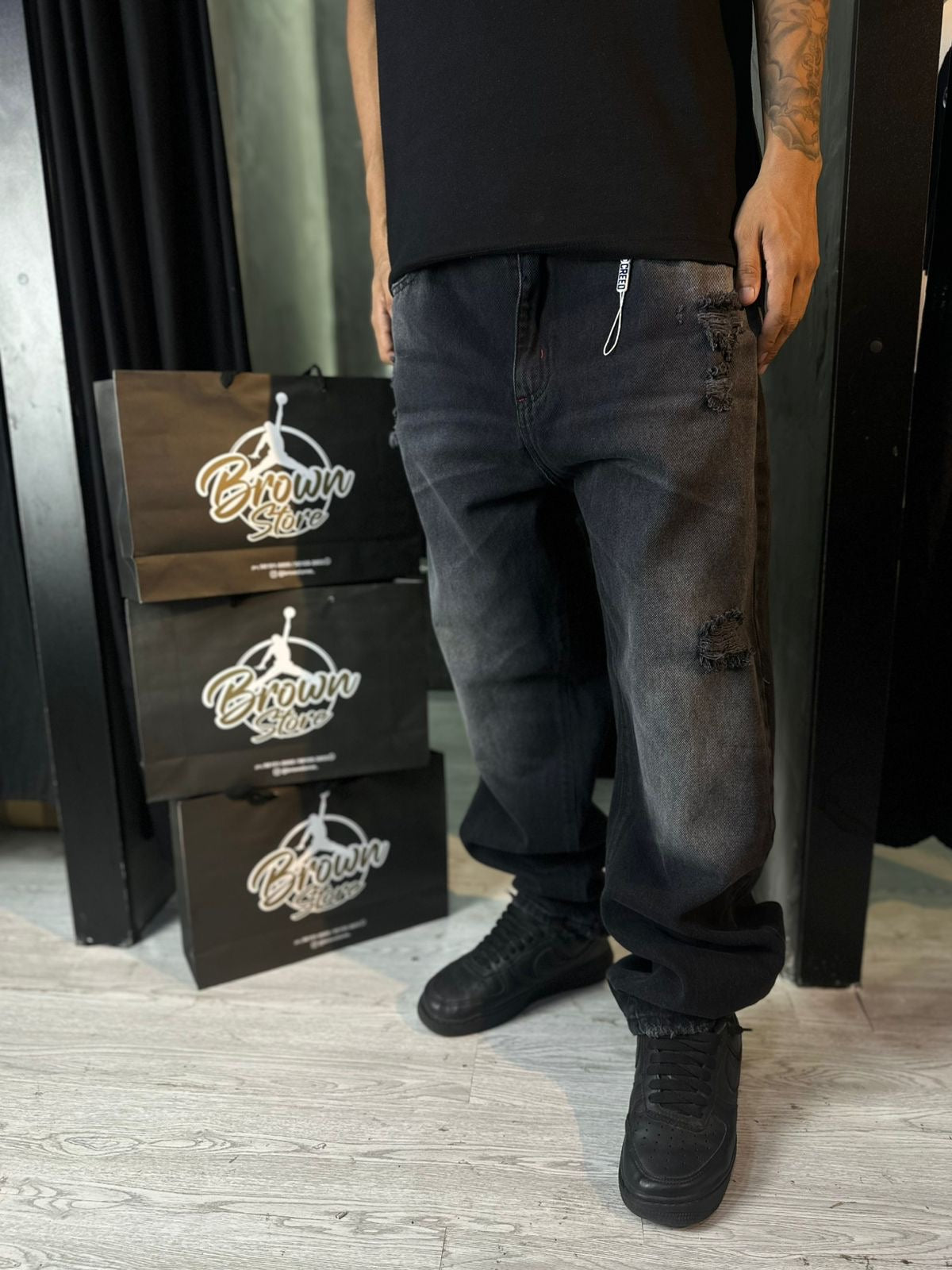 CALÇA OVER BALÃO CREE