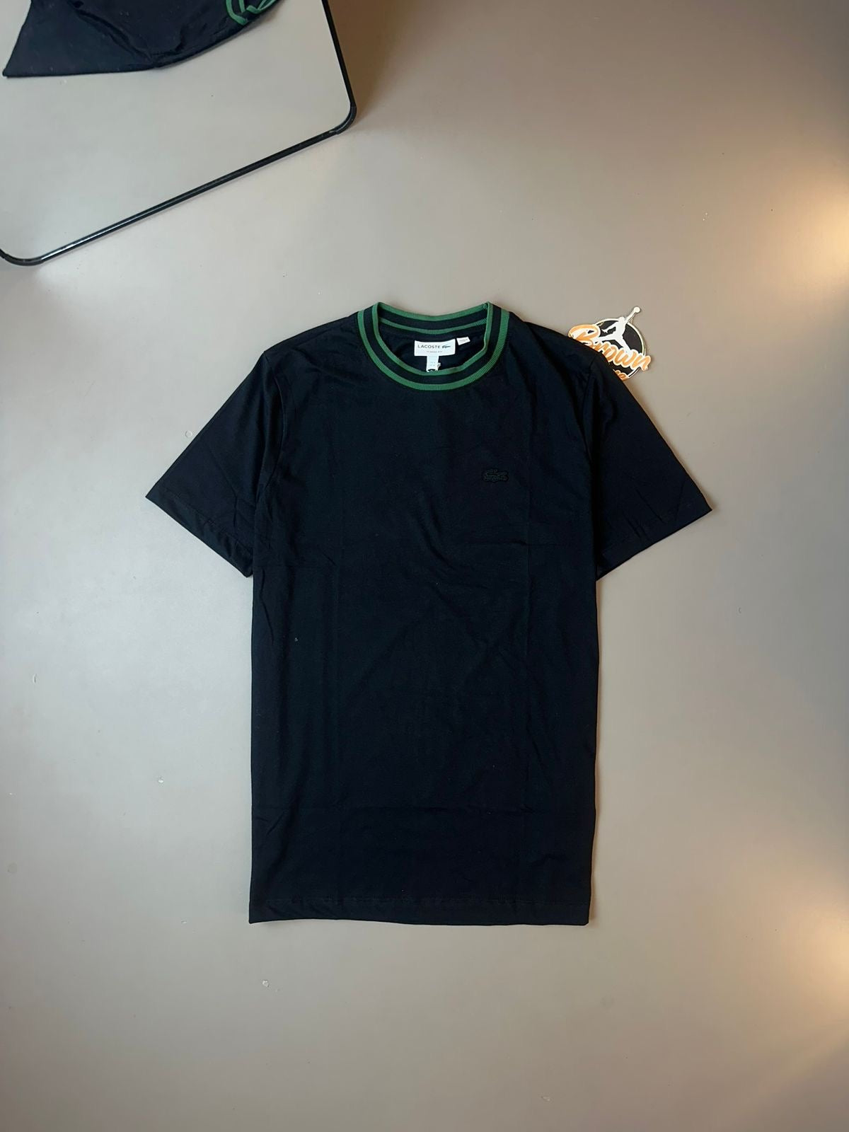 CAMISETA LACOSTE SPORT COLARINHO CANELADO PTO