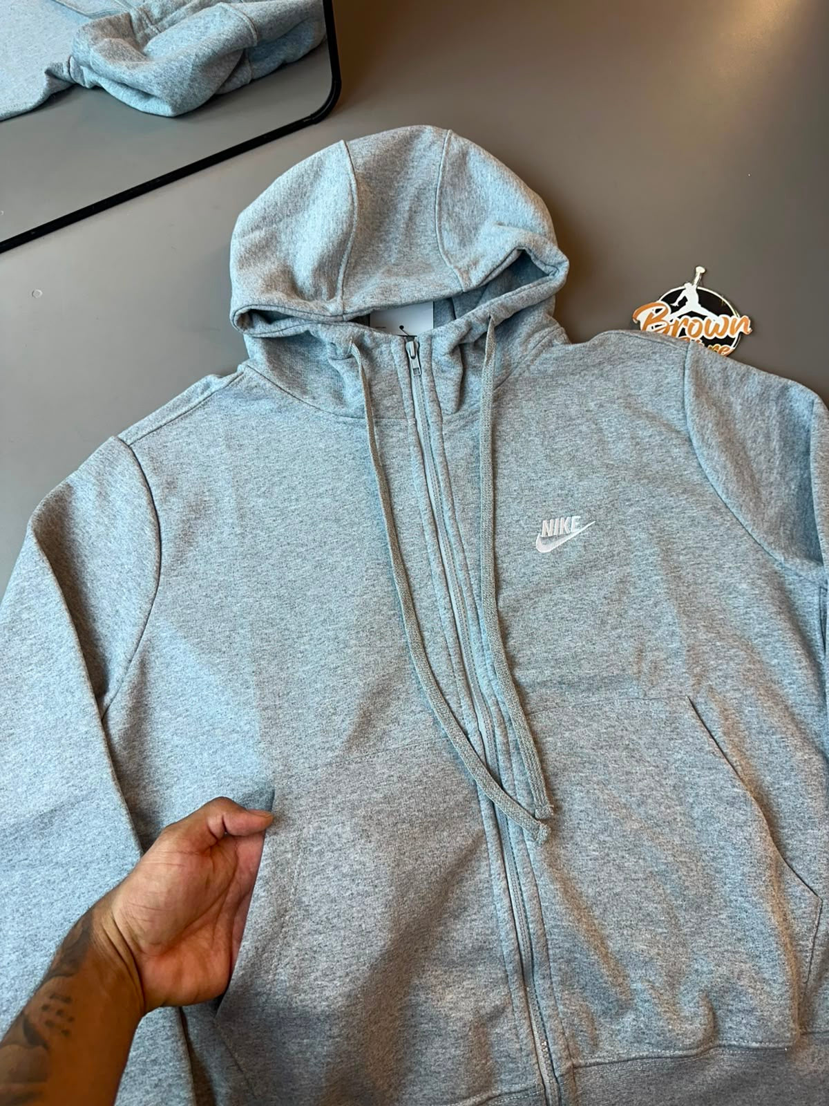 JAQUETA NIKE CLUB MOLETOM