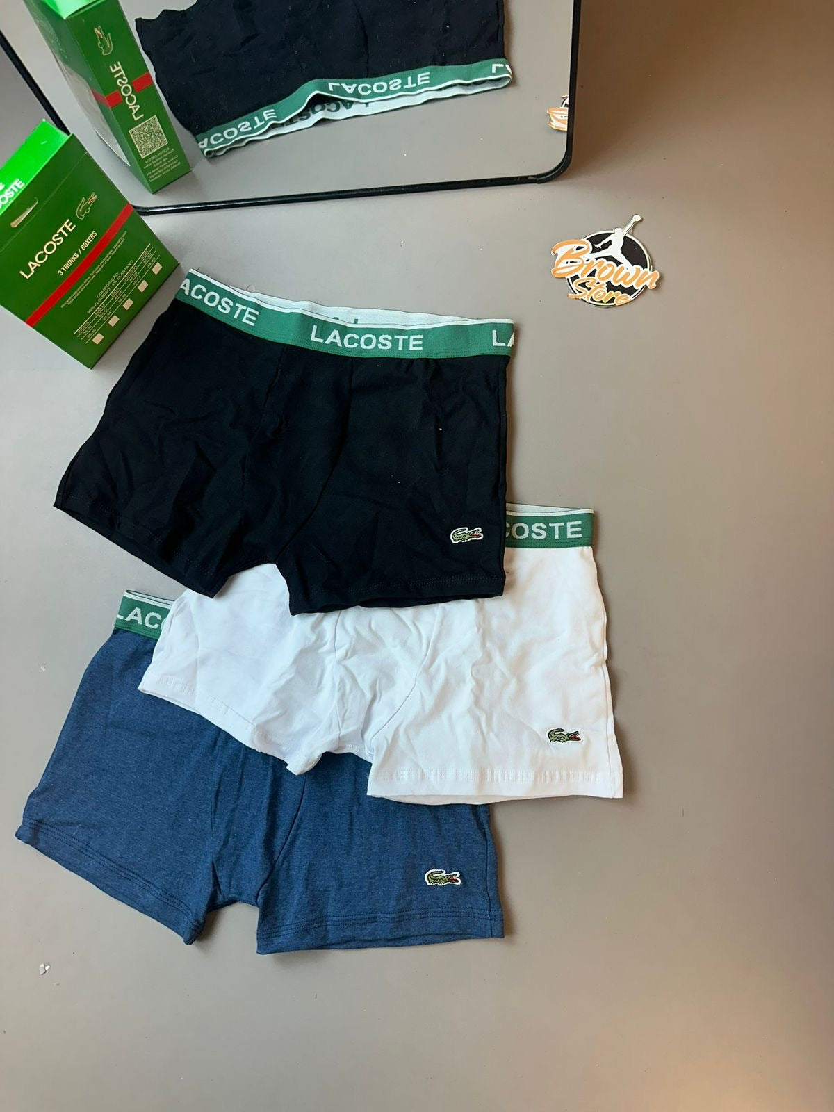 KIT CUECA LACOSTE  PACK 3