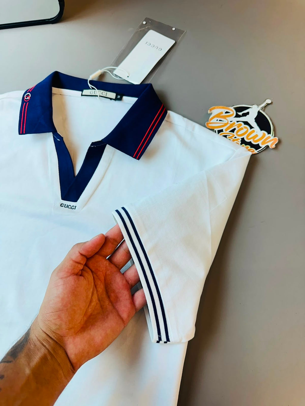 POLO GUCCI IMPORTADA - BRANCA