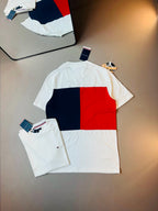 CAMISETA TOMMY HILFIGER DUPLA BRANCA