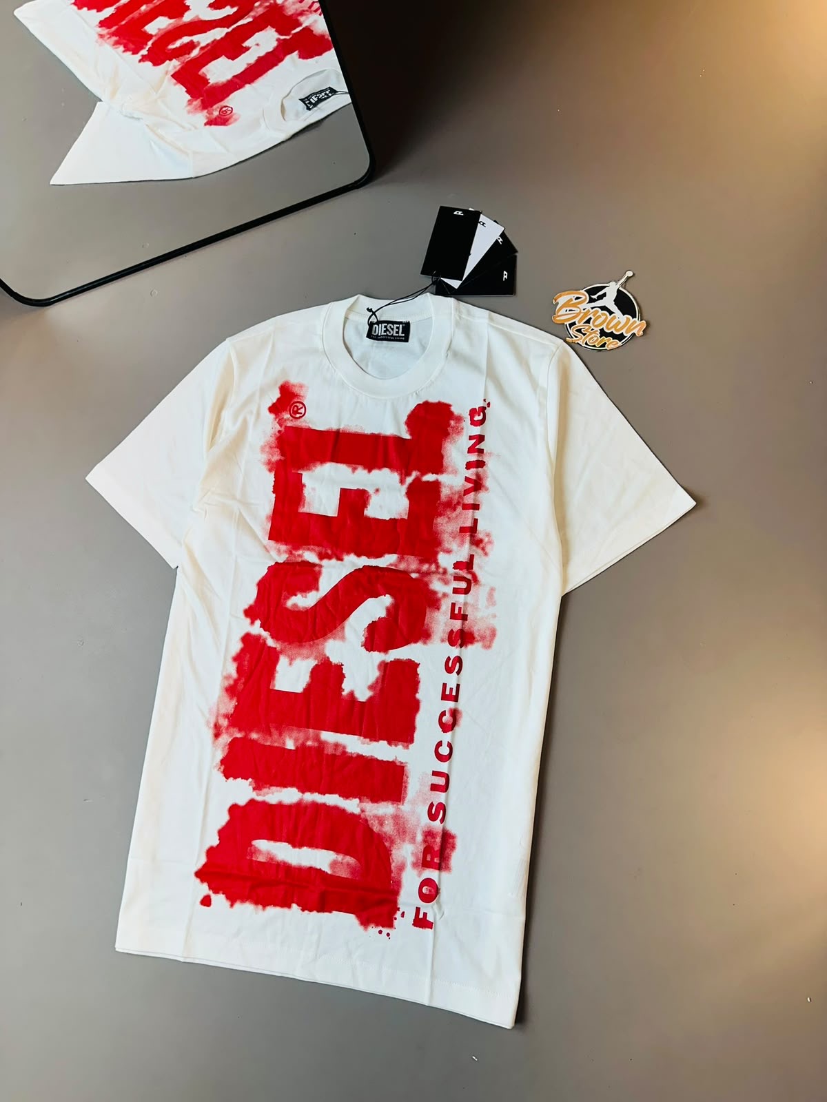 CAMISETA DIESEL T - JUST - E16 - BRANCA