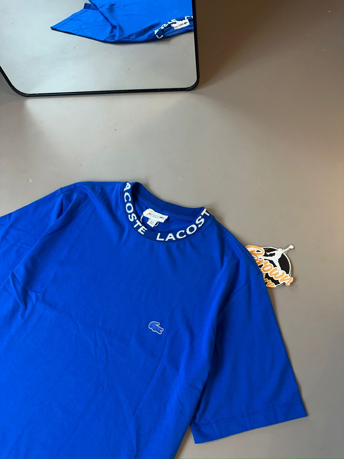 CAMISETA LACOSTE RIB GLOBE SPORT