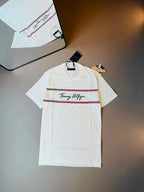 CAMISETA TOMMY HILFIGER FAIXA T -  BRANCA