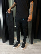 CALÇA JOGADOR LIPSE BLACK DENIM