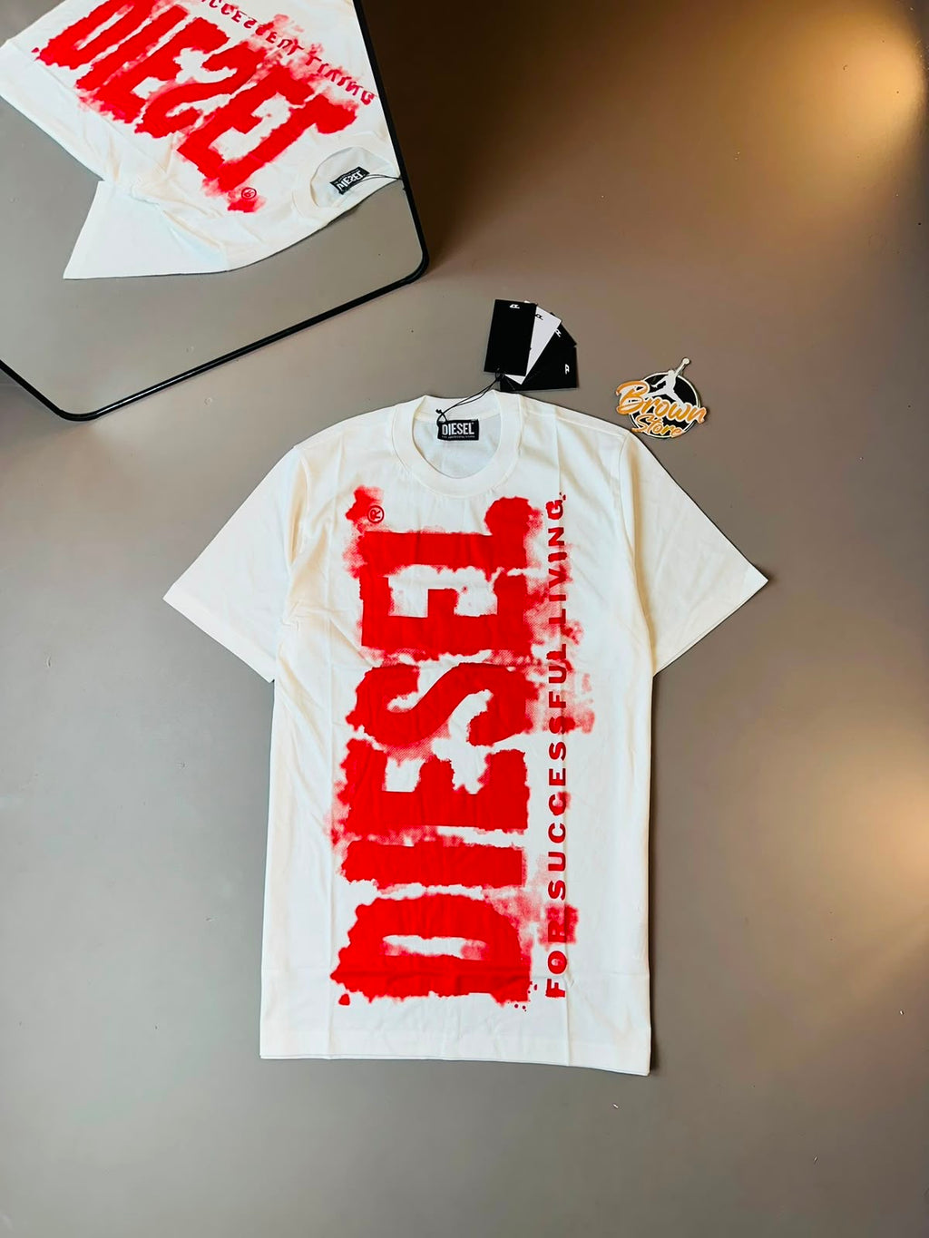 CAMISETA DIESEL T - JUST - E16 - BRANCA