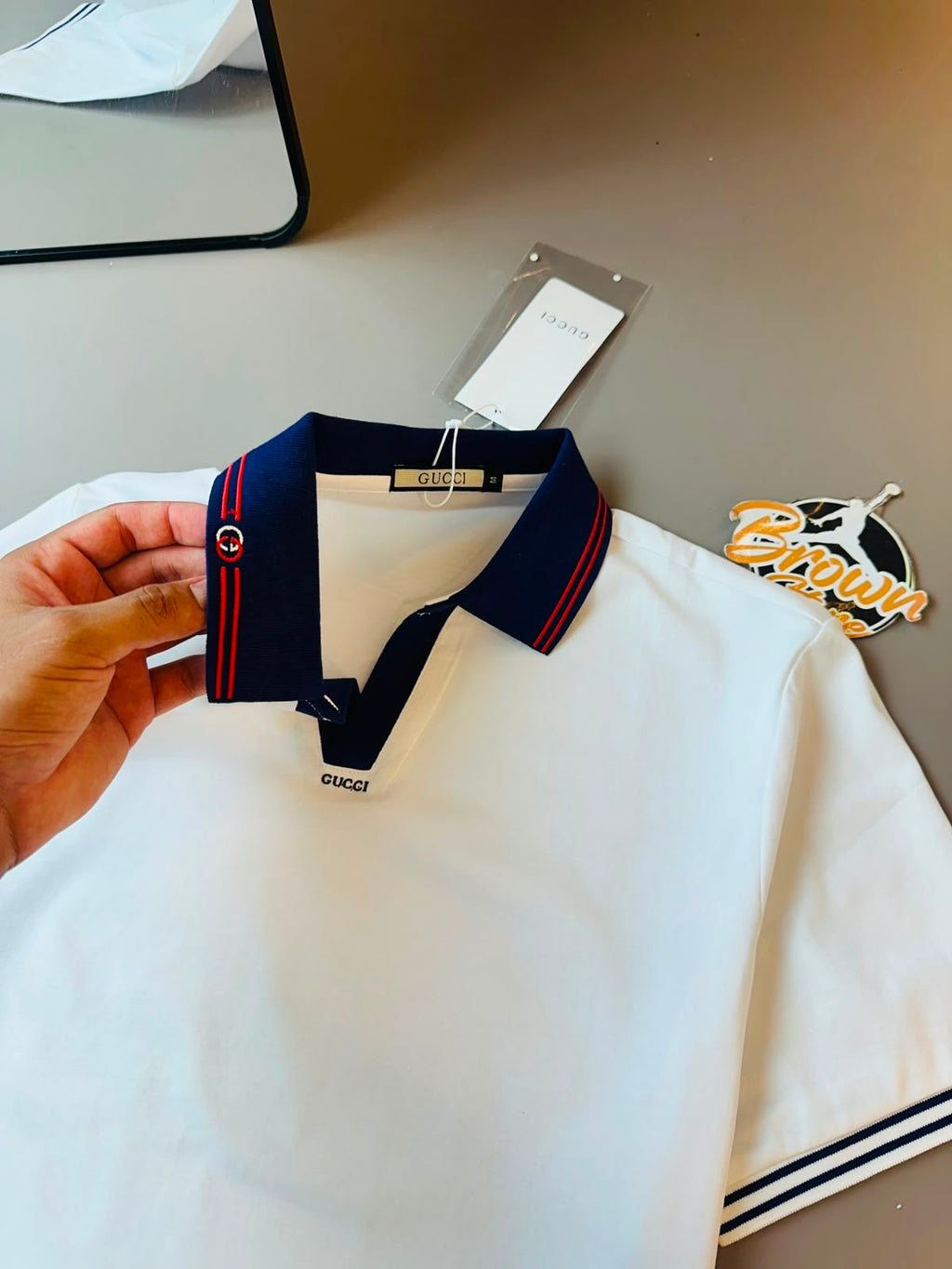 POLO GUCCI IMPORTADA - BRANCA