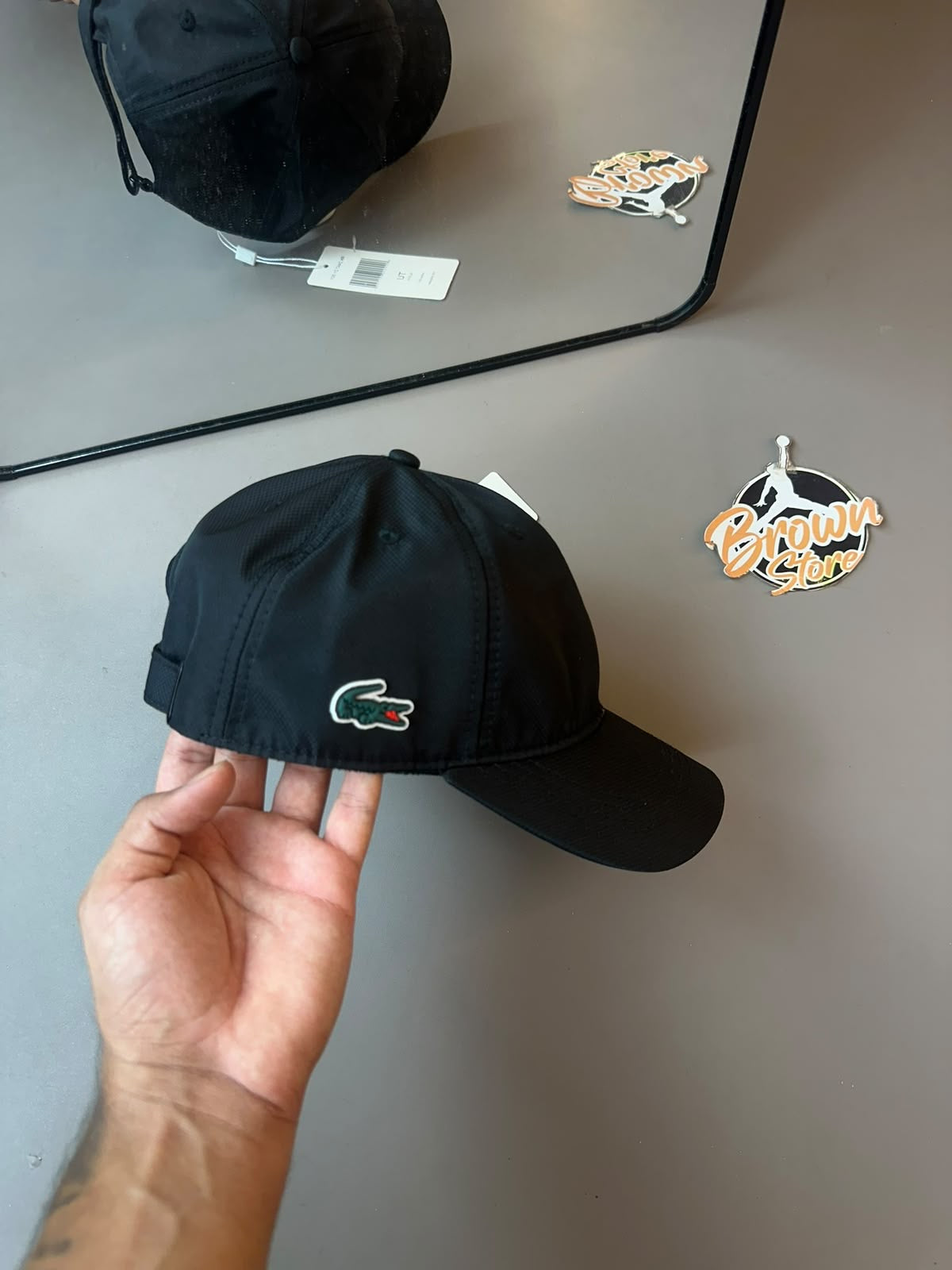 BONÉ SPORT LACOSTE 2025 PRETO
