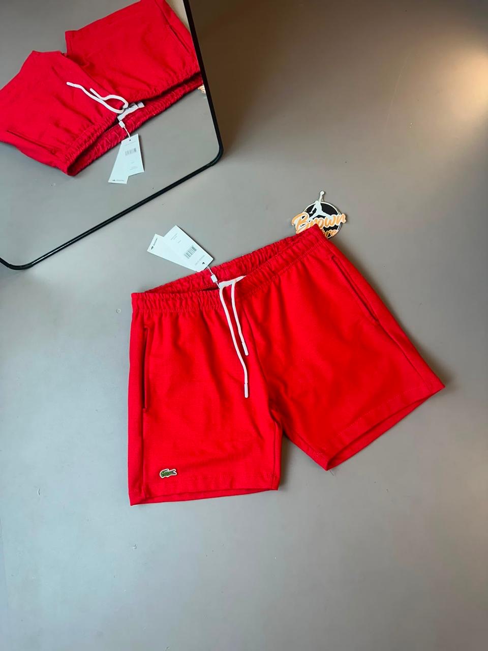 BERMA MOLETOM LACOSTE MAURICINHO - VERMELHO