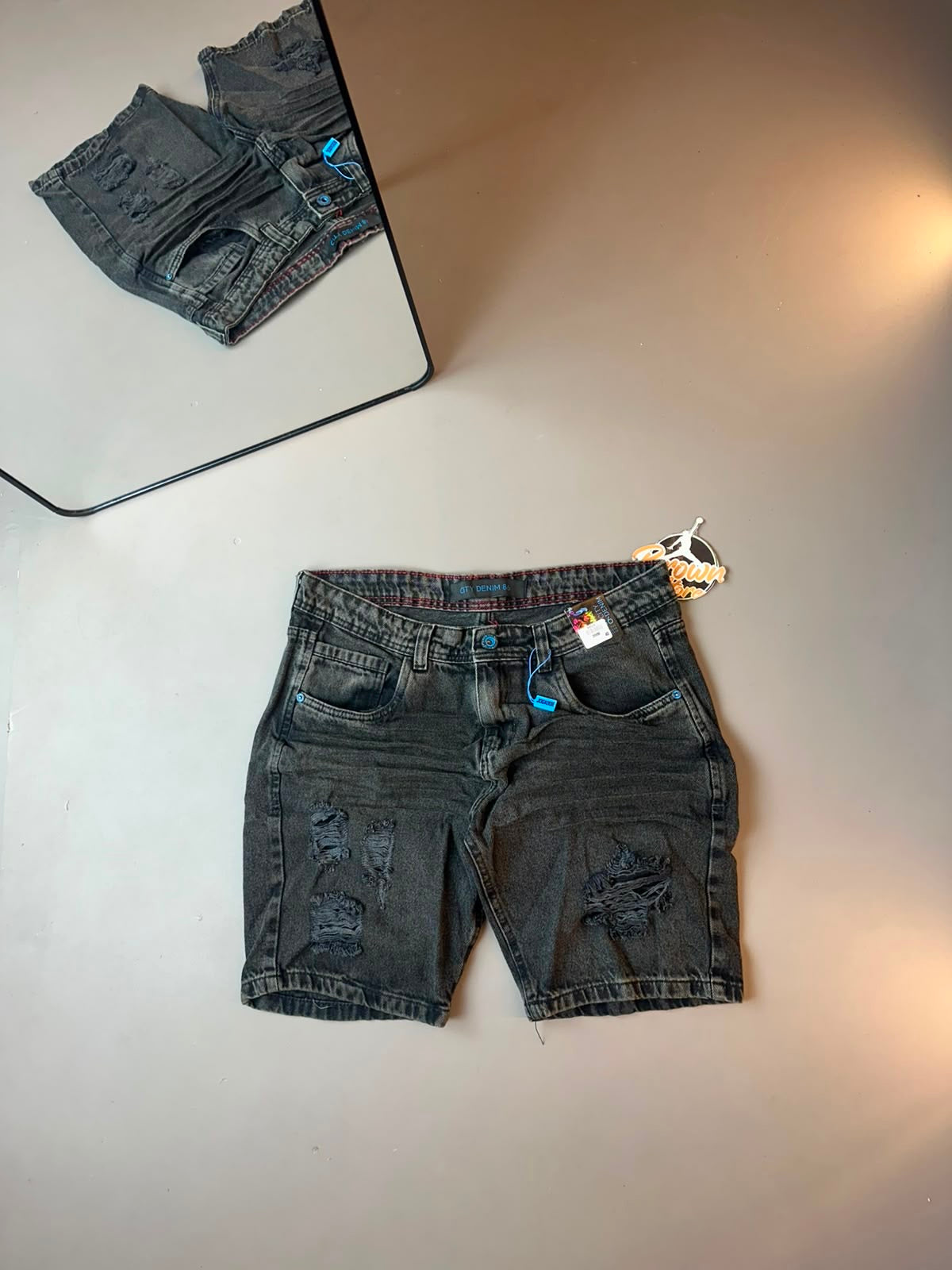 BERMA JOGADOR JEANS - CINZA ESCURO