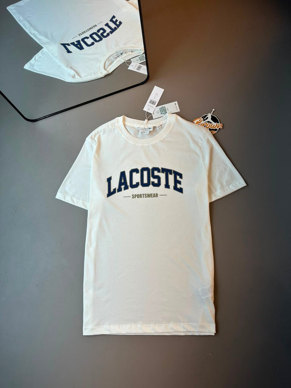 CAMISETA LACOSTE SPORTSWEAR BRANCA